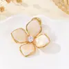 Popular Broche de Flor Gotero de Aceite de Acero Inoxidable de Amazon, Gama Alta, Lujo Ligero, Pin Broche Único y Versátil