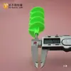 Barra de sinfín de alimentación de agua Barra de sinfín de bombeo Rueda espiral Bloques de construcción de tecnología de mezcla Motor verde Alimentación automática DIY