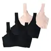 Ropa Interior Sin Costuras de Seda de Hielo para Mujer, Talla Grande, Sin Aros, Chaleco Deportivo para Mujer, Transpirable, Hermoso Espalda, Sujetador Fino Cómodo