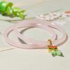 Pulsera de cascabeles con colgante de cristal fresco tejida a mano fábrica de pulseras de cascabeles venta al por mayor pulsera antigua de gran venta