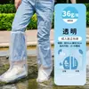 Cubrezapatos de Lluvia, Cubre Pies de Plástico Antideslizante de Tubo Alto Hasta la Rodilla, Cubrezapatos de Lluvia para Ciclismo, Cubrezapatos de Lluvia para Estudiantes que Empiezan la Escuela