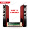 Conjunto de cine en casa Qisheng, amplificador de potencia 5.1 de alta potencia, decodificación dual, DTS Fever Class HIFI, conjunto completo de potencia 7.1