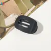 Qiyue Pinza para el Cabello Mate Tamaño Pequeño Pinza de Pico de Pato Plana Ovalada en Forma de Corazón Pinza de Tiburón Pasador Accesorio para el Cabello Adorno para el Cabello de Mujer Venta al por Mayor