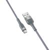 Fabricante Venta al por mayor Cable de datos de carga rápida con interfaz Apple Android Tipo C Trenzado Carcasa de aluminio Cable de cola de red extendido Cable de carga