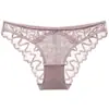 Pantalitas de encaje de malla sexy y cómodas de lujo ligero estilo francés para mujer, tangas triangulares sin costuras de tiro bajo
