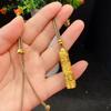 Big Tong Tong Same Golden Buddha Bucket Pingente Vietnã Areia Ouro Oito Tesouros Bagagem Buda Pingente Cor Dourada Lã Corrente Acessórios