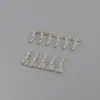 Conector de tira de asiento de aguja para producción al por mayor 5557 5558 carcasa de plástico de terminal conector de computadora socket de aguja curva