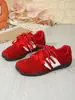 Zapatos Agan para mujer, suela suave, deportivos casuales, 2026 primavera y otoño, malla fina transpirable, zapatos blancos, zapatillas de entrenamiento retro alemanas para mujer