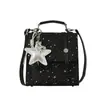 Mochila Sencilla Estilo Coreano Estrella para Mujer 2026 Nueva Moda Trendy Bolso de Mano Mochila Pequeña Casual Elegante