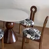 Silla de Comedor Francesa Retro de Madera Maciza, Silla de Maquillaje para el Hogar Estilo Mediados de Siglo, Silla con Respaldo, Silla Simple Nórdica