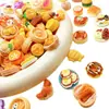 Bolsa Estilo Misto de Comida Simulada e Brinquedos Biscoitos Baguete Acessórios de Resina Cola de Creme para DIY Capa de Celular Acessórios de Cabelo Joias Atacado