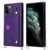 Para Huawei mate40 Funda de Teléfono con Correa Cruzada P30lite Pulsera Soporte Tapa Trasera para Tarjeta Cubierta Protectora