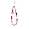 Corrente para Pendurar Celular Popular da Amazon Estilo Girly Ins Pingente de Miçangas DIY Lanyard Fofo Ccd Corrente Criativa para Celular