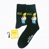 Calcetines de Algodón Personalidad Nuevo Puso Uno Tubo Medio Calcetines de Anime Calcetines de Algodón para Hombre Adulto Fabricantes de Calcetines para Hombre Calcetines de Algodón de Dibujos Animados de Moda para Hombre