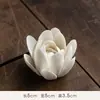 Enfeites de Lótus Cerâmicos, Acessórios para Casa Zen, Incensário de Fio de Flor de Lótus e Peônia Feito à Mão, Artesanato para Decoração de Sala de Estar