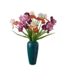 Galhos de Flores de Íris Artificiais por Songjianheyu - Flores Artificiais e Plantas Verdes Atacado para Decorações de Casamento e Artesanato no Estilo Ins