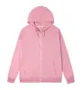 Moletom com zíper, capuz e forro de fleece para outono e inverno, manga longa, com logotipo personalizado impresso ou bordado, adequado para eventos de grupo corporativo, uniformes de classe e reuniões