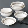 Xiangyuanmei louça melamina tigela para macarrão comercial imitação porcelana plástico tigela para sopa grande Tigela criativa loja de macarrão especial tigela para sopa de macarrão