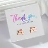 Pendientes de Gato de la Suerte Lindos y Versátiles para Niñas, Dulce Joyería de Orejas de Gato Mascota Pequeña Animal, Acero Inoxidable 304