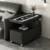 Nueva mesa lateral inteligente para sofá para apartamentos pequeños, mesa lateral multifuncional moderna minimalista móvil con ruedas