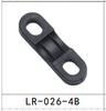 Espaçamento entre Furos 14-15mm Plástico Placa de Crimpage Curva Nylon Fivela de Crimpage de Uma Palavra Protege Plástico Linha de Fixação de Fio Cartão
