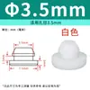 Tampão de Silicone Macio Resistente a Altas Temperaturas com Furo Tampão de Borracha Anti-Colisão Invertido Tampa de Vedação Redonda em Forma de T