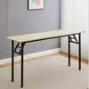 Mesa de treinamento dobrável simples retangular ao ar livre mesa de estudo portátil conferência mesa longa mesa de jantar dobrável