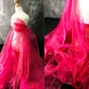 Preço por metro fio gradiente dupla cor criptografado cor laser flash iridescente organza tecido designer tecido para vestuário