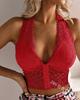 En Stock Moda Europea y Americana Cómodo Tallas Grandes Hermosa Espalda Sujetador de Encaje Sujetador Push-Up Sujetador con Cierre Frontal Lencería Sexy