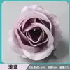 Rosa encaracolada pequena de simulação 5,5 cm cabeça de flor parede de flores arranjo de flores decoração de casa flor de grampo flor de artesanato DIY decoração flor artificial