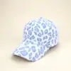Novos Chapéus Quentes de Outono e Inverno para Mulheres, Bonés de Baseball com Estampa de Leopardo, Bonés Bico de Pato, Chapéus Versáteis Tendência Casuais para Uso ao Ar Livre