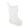 Suministros de decoración navideña, calcetines de Navidad, bolsas de regalo, bolsas de regalo para decoración del hogar, calcetines de Navidad de plumas de piel de conejo sintética