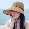 Sombrero de Sol de Pescador, Estilo Coreano, Sombrero de Sol Versátil para Exteriores, Ala Ancha, Corbata de Moño, Cubre Rostro, Protección Solar, Sombrero para Mujer, Copa Redonda, Adulto