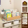Estantería para niños caja de almacenamiento de libros de escritorio organizador de escritorio estante para mesita de noche o ventana salediza estante para libros ilustrados de lectura para bebés