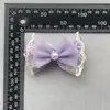Chaveiro de Boneca Feito à Mão Renda Laço DIY Boneca Pronta Sapatos Chapéu Roupa Cabelo de Animal Grampo de Cabelo Acessórios de Decoração