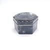En stock Venta Caliente Caja de Hierro Hexagonal Negra Ventana Hoja de Lata Reloj Deportivo Estudiante Caja de Hierro Caja de Juguete Mecánico Dulces