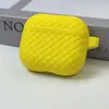Adequado para Fone de Ouvido Bluetooth Sem Fio Apple Airpods3 Capa Protetora de Silicone Líquido Padrão Trançado Anti-Queda Capa para Fone de Ouvido