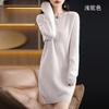 Suéter de Terciopelo de Visón para Mujer, Cuello Redondo, Suéter de Terciopelo de Visón de Largo Medio, Suéter de Cachemira Holgado Estilo Coreano para Fondo, Tejido de Punto para Mujer