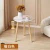 Mesa de centro redonda pequena mesa de café sala de estar simples casa mesa lateral de sofá quarto mesa de cabeceira mesa de varanda mini minimalista criativa