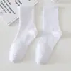 Meias masculinas finas de algodão puro para primavera e verão, esportivas desodorantes, unissex, longas e de comprimento médio, meias antibacterianas, respiráveis e absorventes de suor
