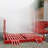 Máquina de lavado de autos de ingeniería de alta resistencia de 150 toneladas, estación de lavado de camiones volquete para obras de construcción grandes, limpieza de vehículos pesados con instalación en sitio