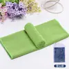 Toalla Refrescante Hielo Frío Para Refrescar Deporte Doble Capa Gimnasio Absorbente de Sudor Yoga Senderismo Sensación Fría Estilo Refrescante Toalla