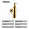 Dispensador de Jabón de Acero Inoxidable Transfronterizo Montado en Pared para Baño Soporte de Botella para Ducha Dispensador Visible de Gel Antibacterial Tipo Prensa para Manos