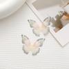 Parche de Mariposa de Tul de una Sola Capa de 5 cm Accesorios para el Cabello Vestido de Novia Ropa de Estilo Antiguo con Peineta DIY de Mariposa Pequeña
