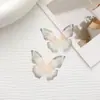 Tule de Mariposa de una Sola Capa de 5 cm Ropa Antigua Accesorios para Vestidos de Boda Pegatinas de Tela Mariposa de Simulación Accesorios para Pasadores de Cabello Infantiles