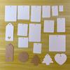 Etiqueta de Ropa de Papel Kraft en Blanco para Marcar DIY Etiqueta de Cartón para Regalo de Ropa Etiqueta de Marca Etiqueta de Ropa Personalizada Transfronteriza