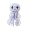 Juguete de peluche con sonido para gatos y perros, pelota saltarina para autoentretenimiento, alivio del aburrimiento, molienda de dientes, juguete para mascotas resistente a arañazos y mordeduras