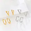 Brincos love ins Rede Vermelha com personalidade geométrica Europeia e Americana brincos redondos brincos simples de alta qualidade mulheres Atacado