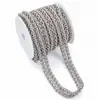 Acero Inoxidable Doble Fila Hecha a Mano Cadena Circular Accesorios de Cadena para Joyería Cadena para Collar Pulsera Bolsa Ropa Material