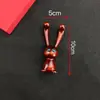 Sándalo Adornos Creativos Palo Masajeador de Conejo para Levantar la Mandíbula y Presionar las Sieness Tallado en Madera Raspado de Descompresión